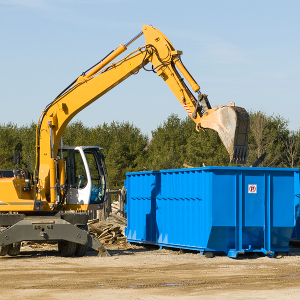 can i rent a residential dumpster for a construction project in Canyonville